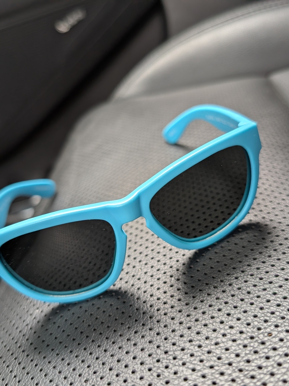 Bright Blue Infant Sunglasses with Black Lenses